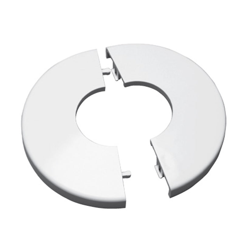 S.R. Smith EP-200-MC 5 3/16" Chrome Plated Plastic Snap-Tite Escutcheon for Rails and Games with 1.9" OD Tubing