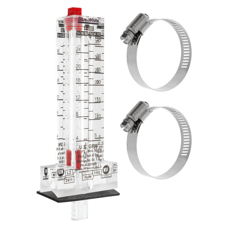 Blue-White F-300 Series Pitot Tube Horizontal Flow Meter