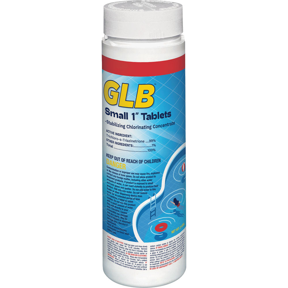 GLB Small 1” Chlorine Tablets - 2 lbs