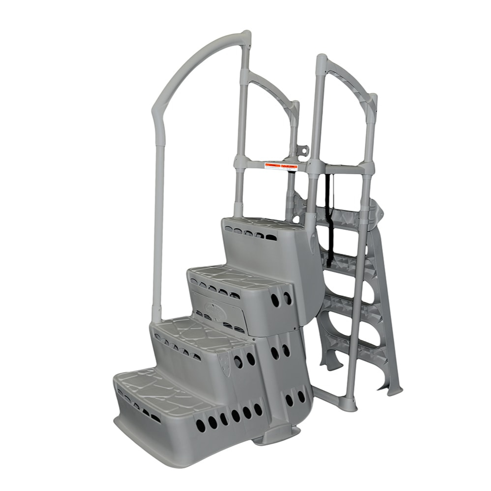 Biltmor Ladder with Outside Ladder - Gray
