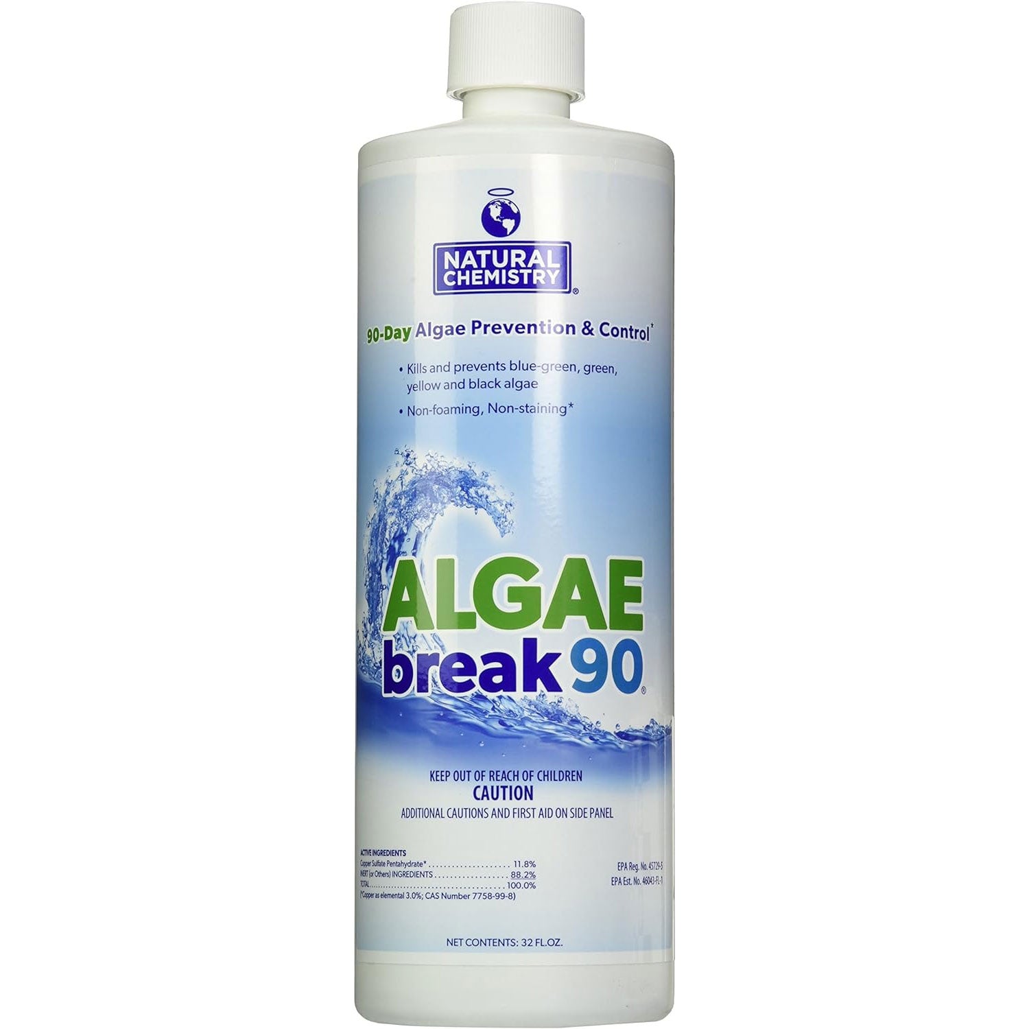 Natural Chemistry 7600 Algae Break 90 - 1 Quart