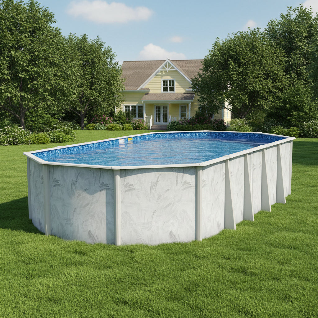8' x 12' x 52" Oval River Breeze Above Ground Pool