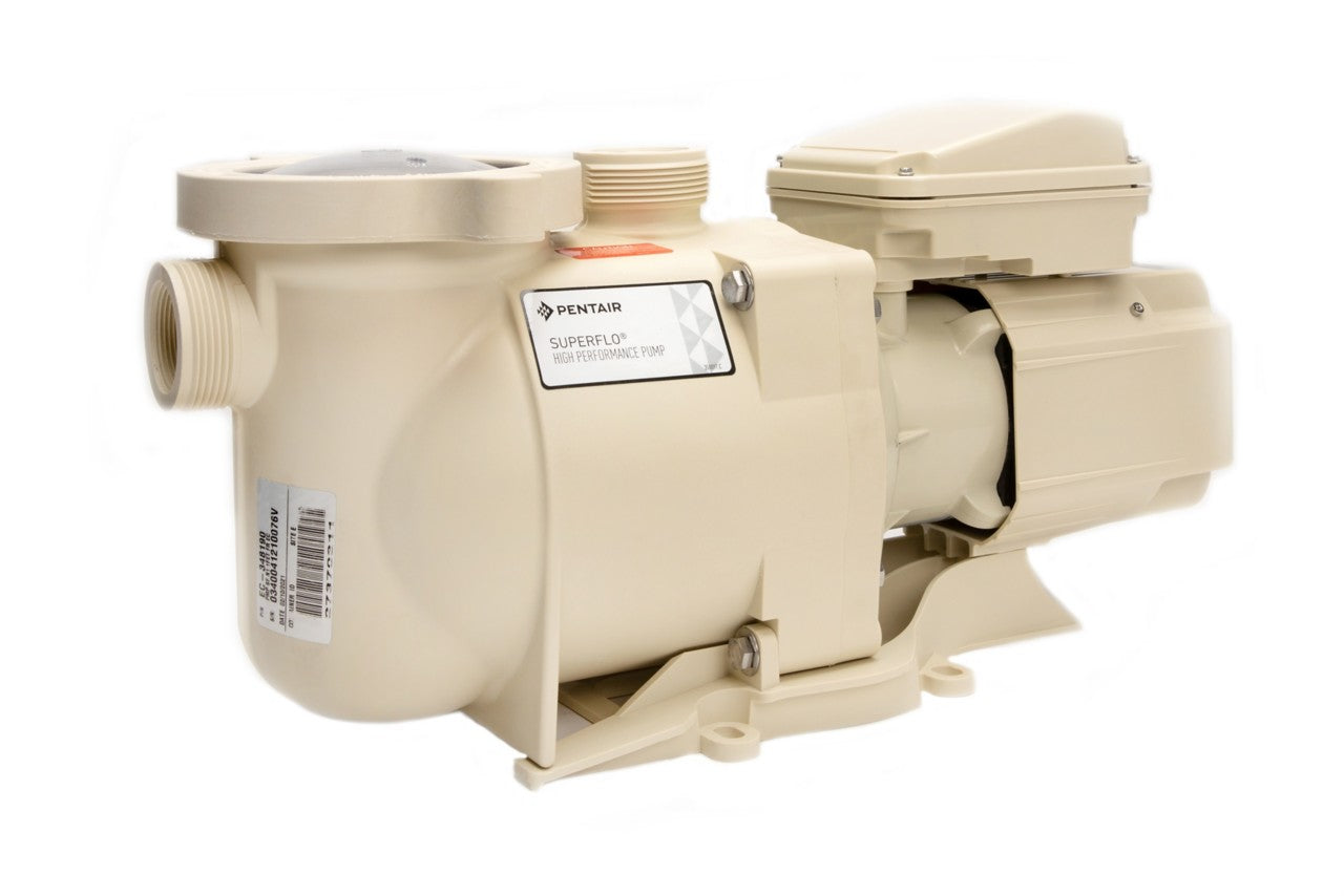 Pentair 1.10 THP SuperFlo Standard Efficiency Pool Pump | TEFC | 348190