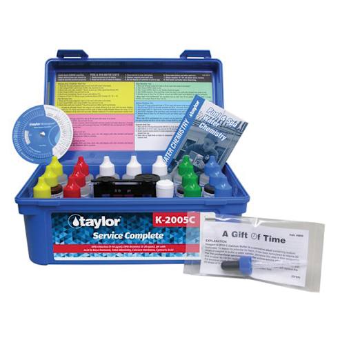 Taylor Complete Service 9-Way DPD Liquid Test Kit, 2 oz
