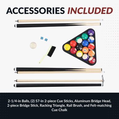 Augusta 8-ft Pool Table - Mahogany Finish with Red Felt