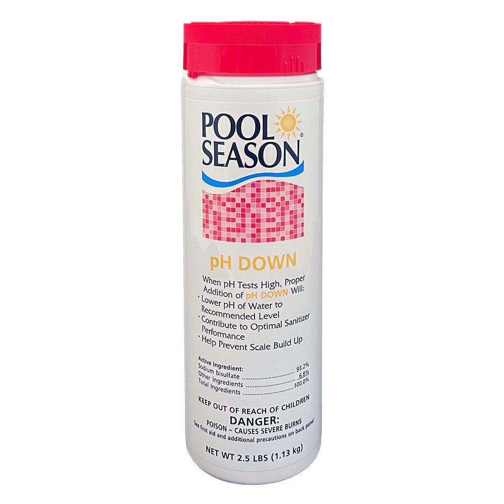 Pool Season pH Minus - 2.5 Pound Jar