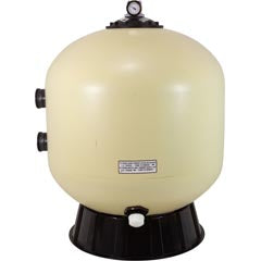 Filter Tank, Pentair TR100C, w/Foot Assy, Black 153430