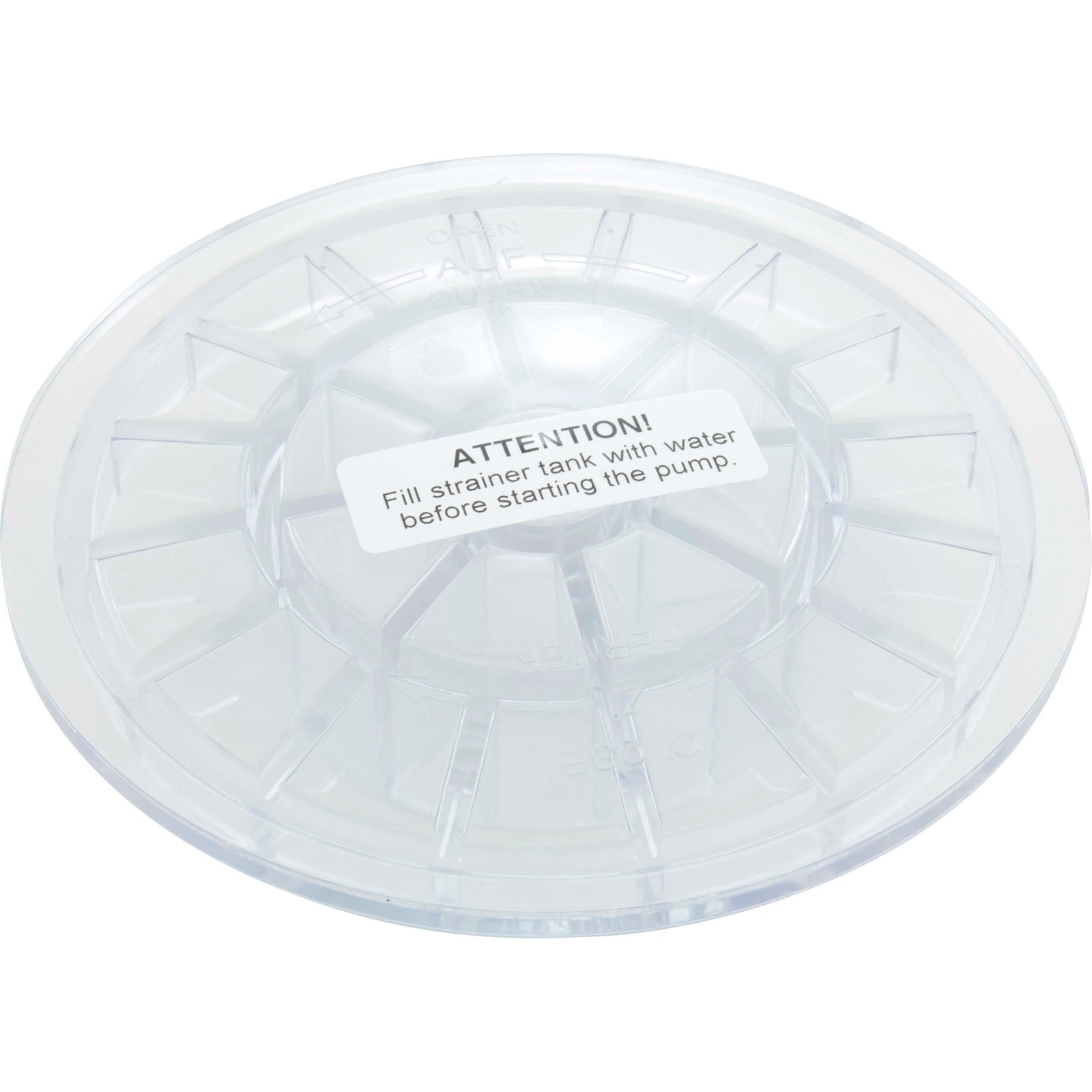 Lid, Speck 95 All Models, Clear/ 2902016010