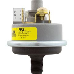 Pressure Switch 3902, 1A, Tecmark, Universal, SPNO, w/Brass