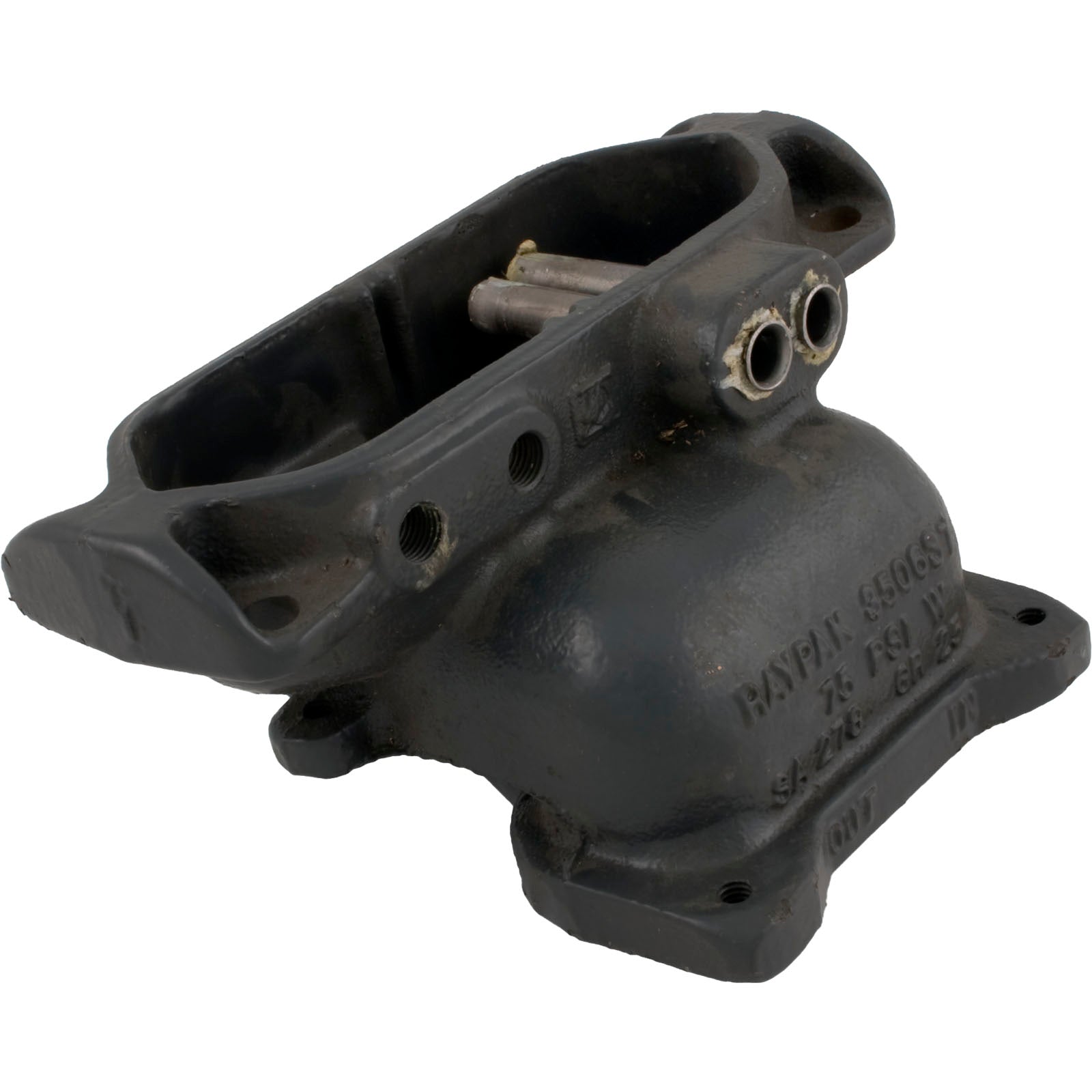 Inlet/Outlet Header, Cast Iron, Raypak 002435F