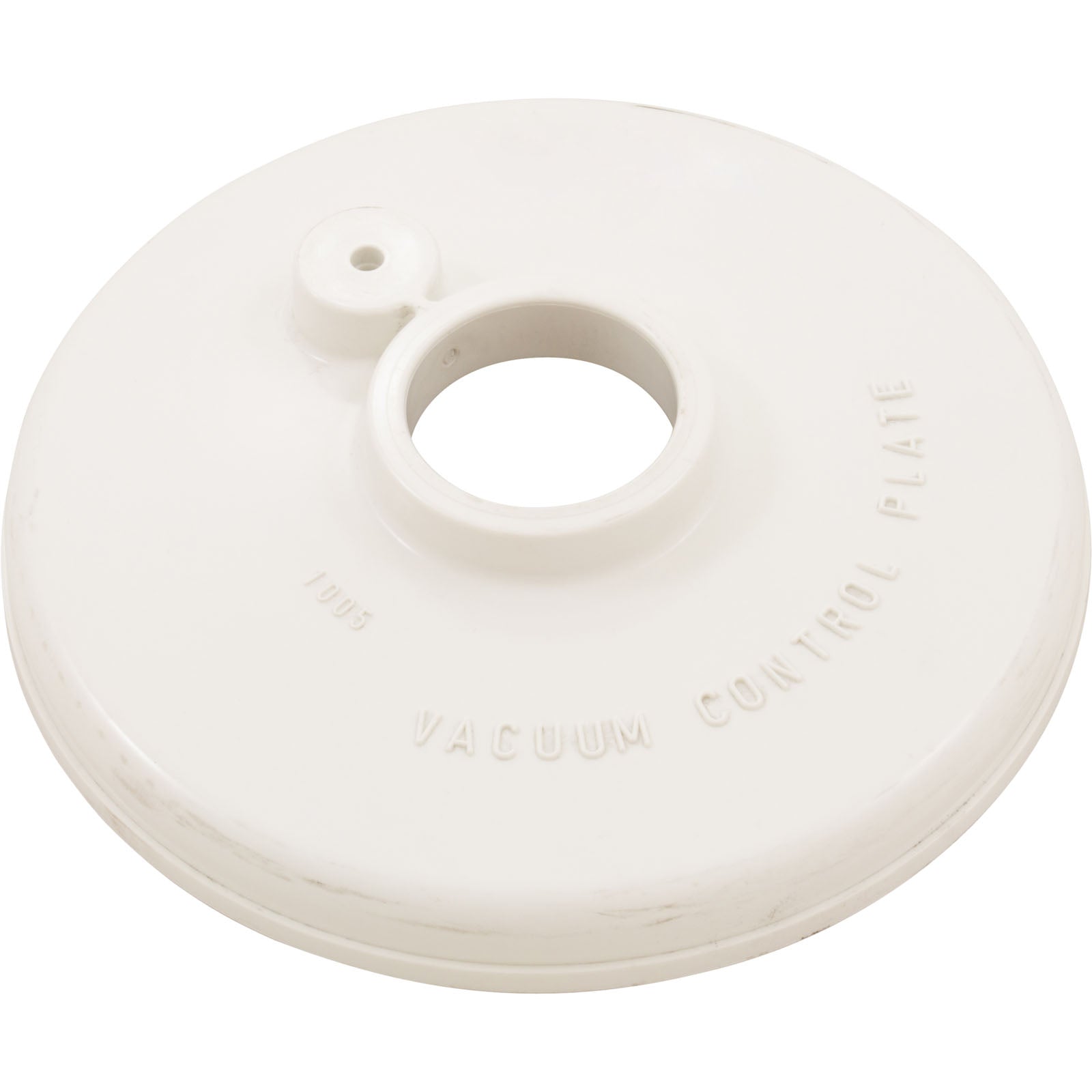 Skimmer Vacuum Control Plate, Kafko, 7-3/16"od, White/ 19-0102-0
