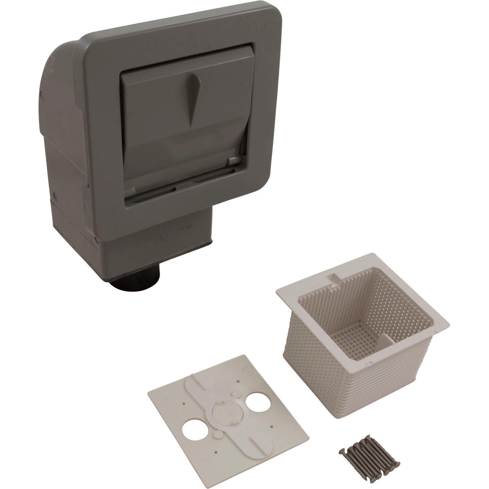 Skimmer Complete, Waterway, Spa Front Access, Gray/ 510-1507