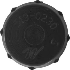 Drain Cap, Waterway Filter On/Off Valve, 1/2"fght, Black 519-0231