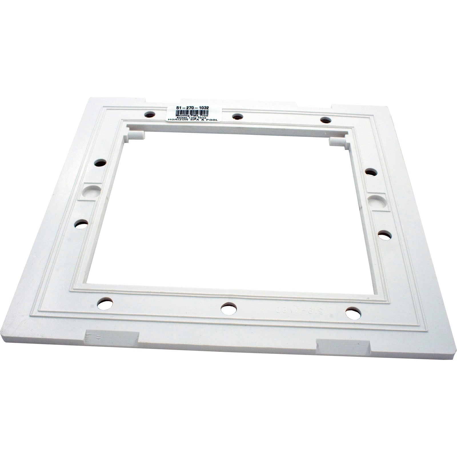 Skimmer Faceplate, Waterway FloPro, Front Access, Long, White/ 519-3180