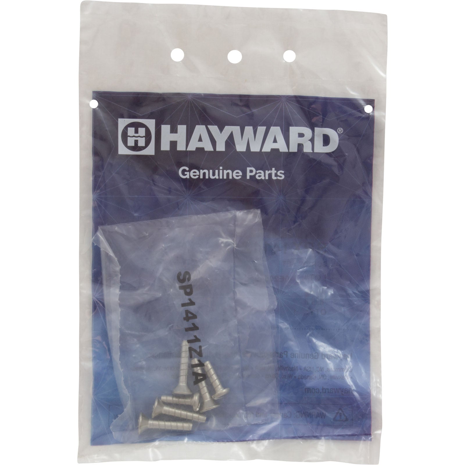 Screw Kit, Hayward, Inlet Fitting, Quantity 6 SPX1411Z1A