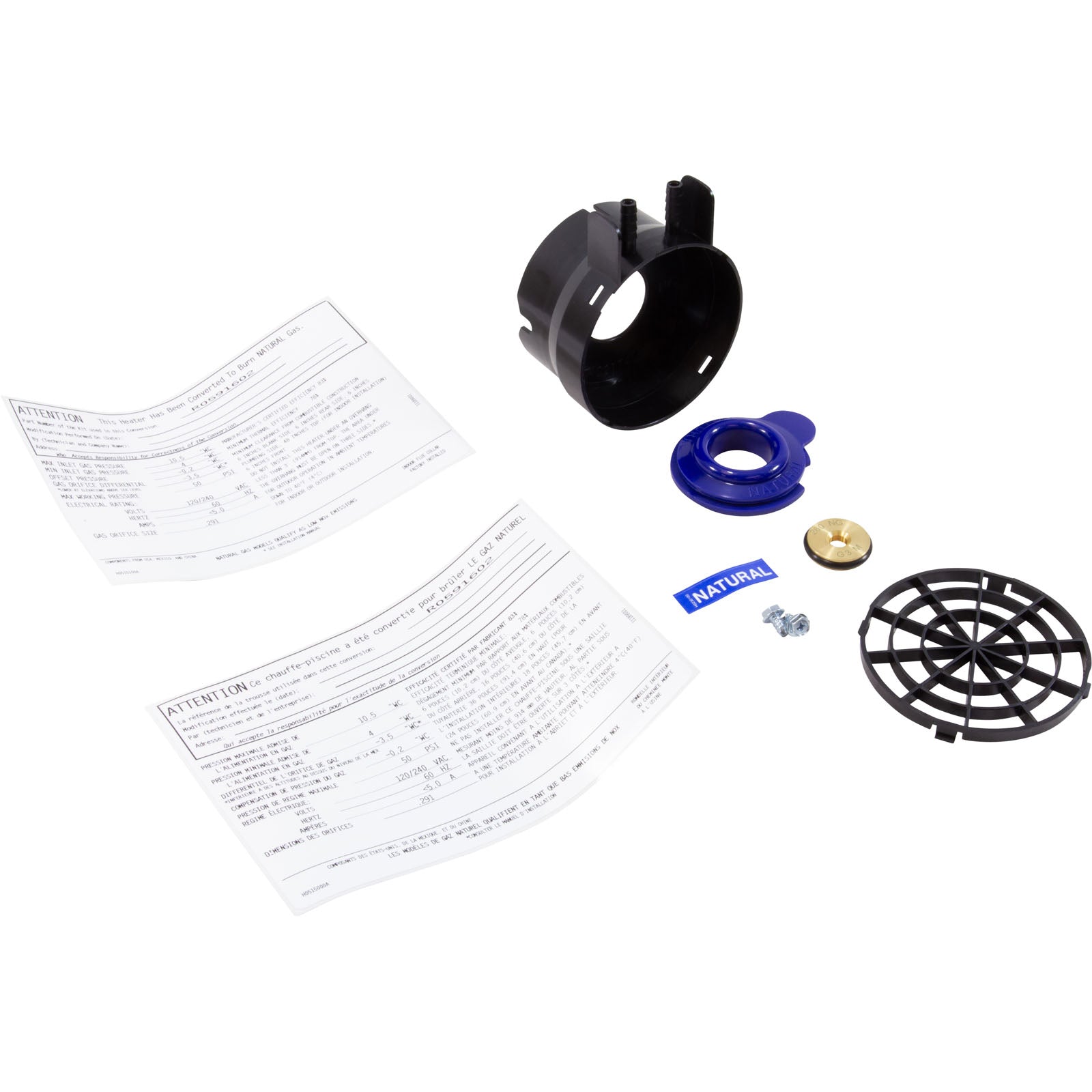 Jandy® R0591602 JXi Natural Gas Orifice Kit for Model 260