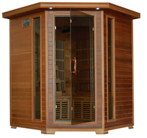 Whistler 4 Person Corner Cedar Heatwave Sauna
